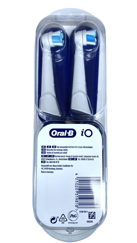 HEALTH AZ+ Oral B IO Ultimate Clean Toothbrush Head WHITE 4 Count
