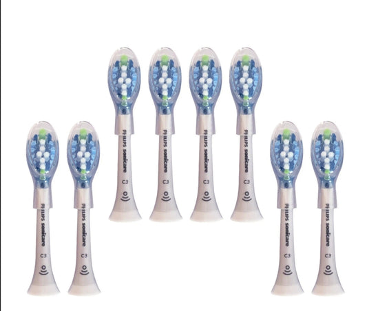 8-Pack Philips Sonicare DiamondClean Smart C3 Premium White Brush Head | NEW