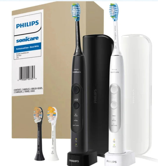 Philips Sonicare Professional Clean Rechargeable Electric Toothbrush 2-Pack